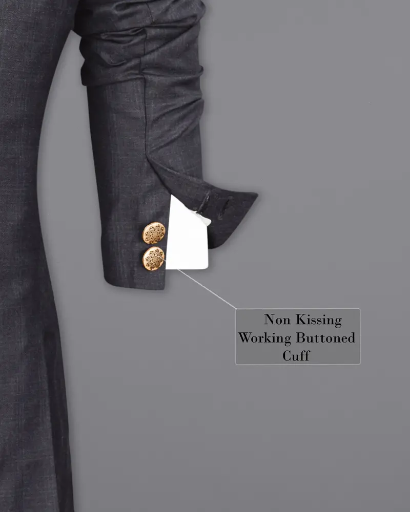 Tuna Gray Bandhgala Suit 11