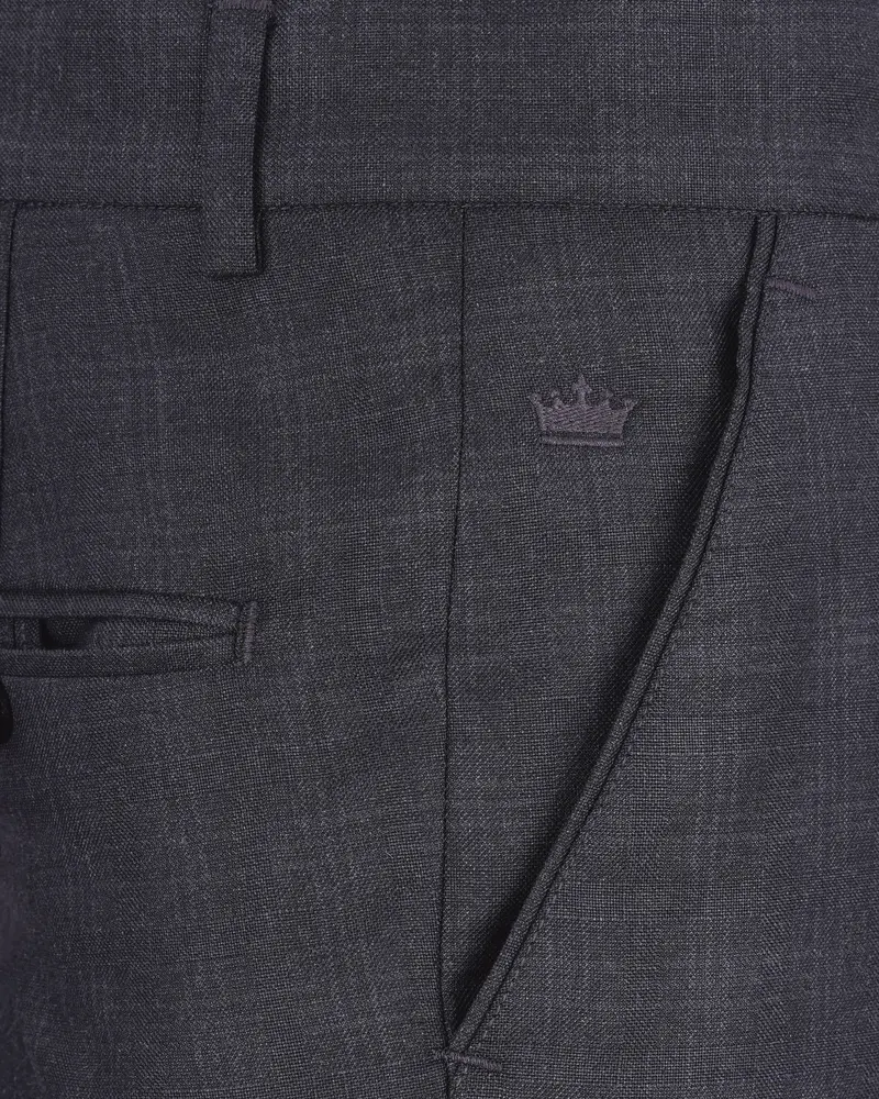 Tuna Gray Bandhgala Suit 14