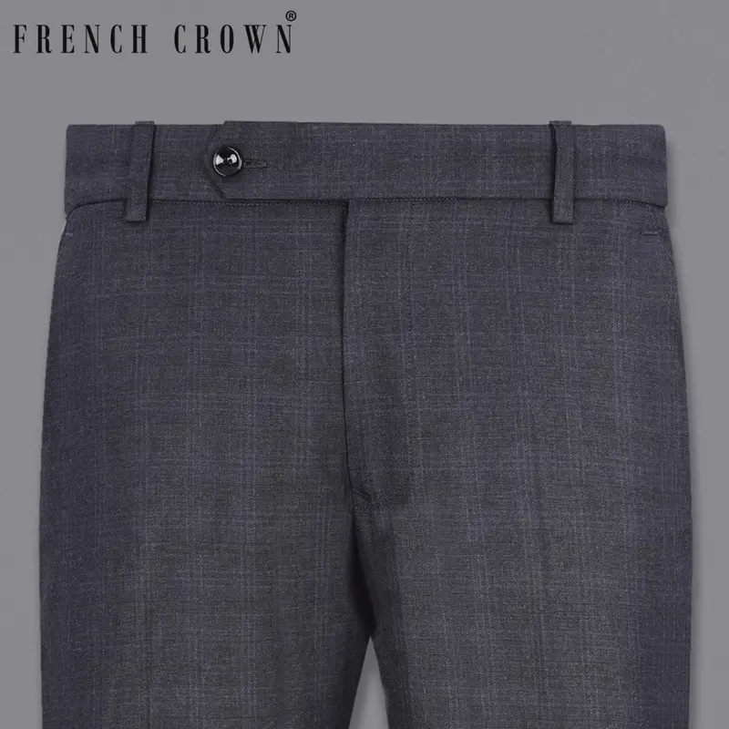 Tuna Gray Plaid Pant 6