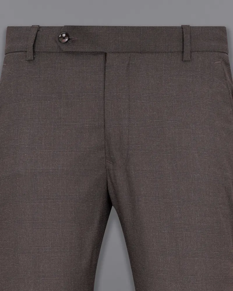 Tundora Brown Plaid Pant 2