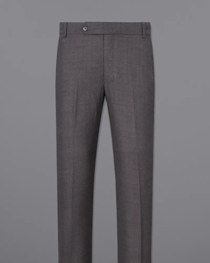 Tundora Gray And Downriver Blue Plaid Pant 4