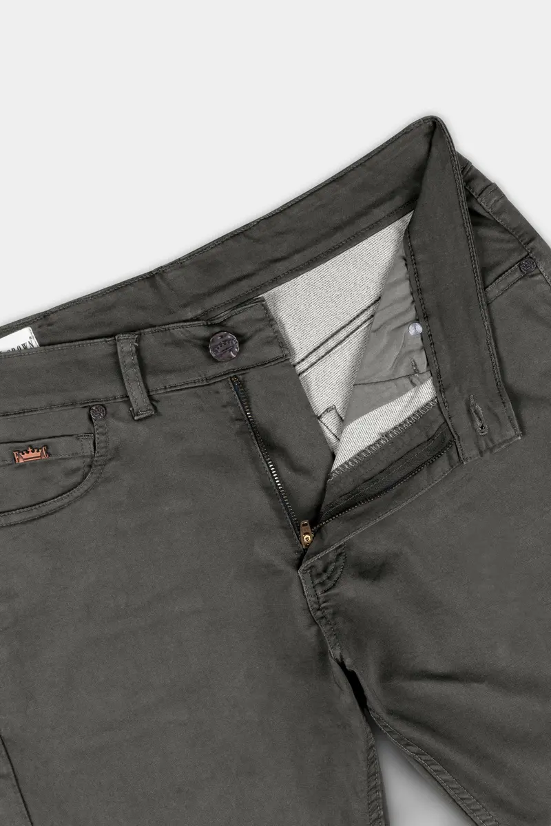Tundora Gray Clean Look Stretchable Lightweight Denim 6