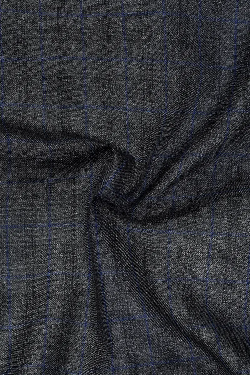 Tundora Gray Plaid Waistcoat 3