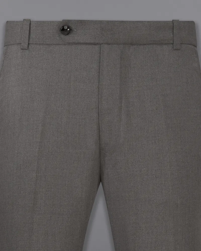 Tundora Grey Textured Pant 2