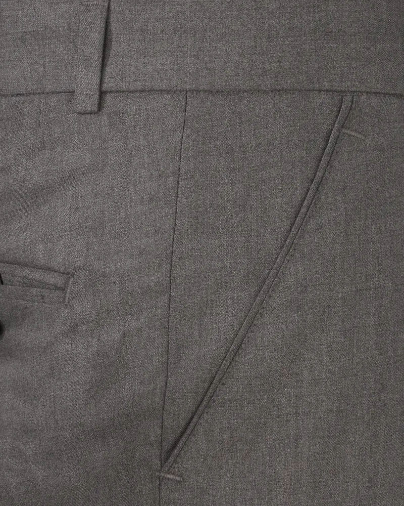 Tundora Grey Textured Pant 5
