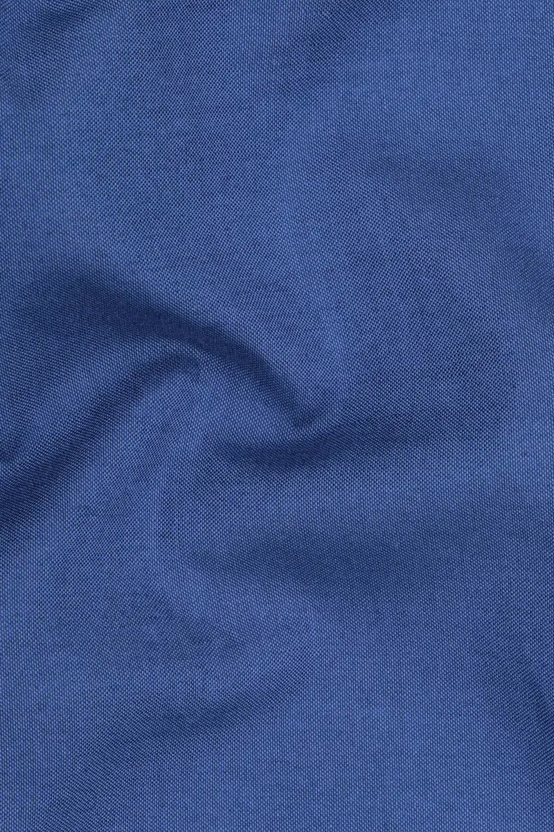 Twilight Blue Luxurious Linen Shirt 2