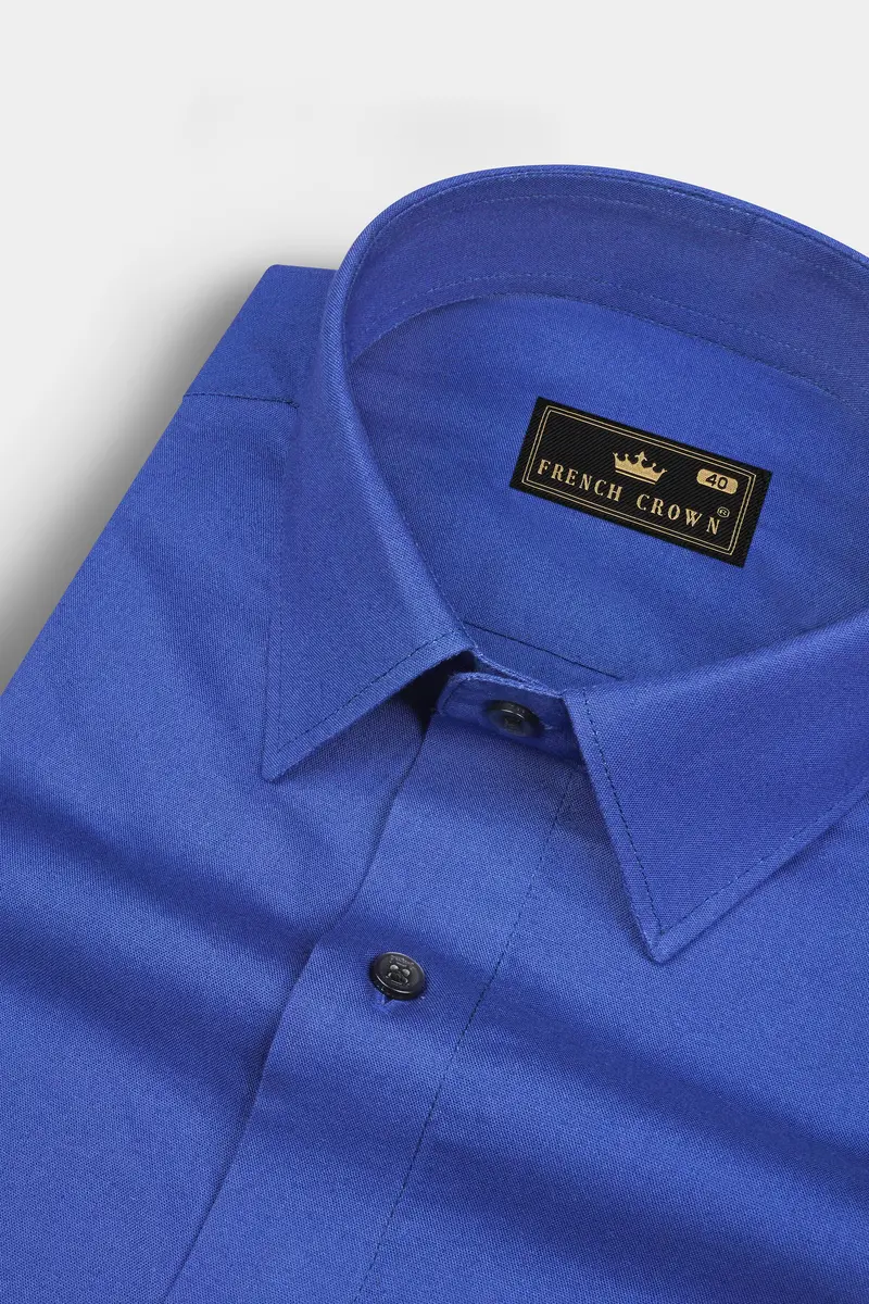 Twilight Blue Royal Oxford Shirt 1