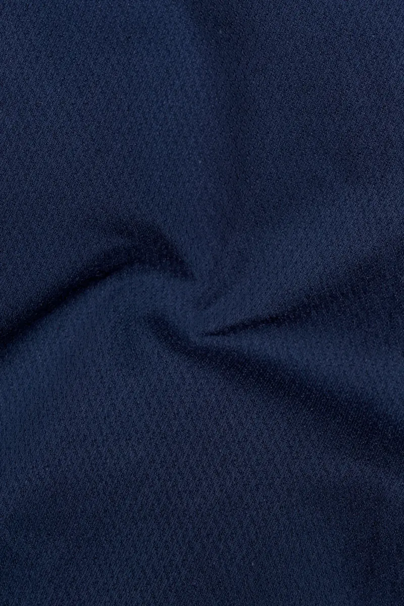 Twilight-Tangaroa Blue Solid Dobby Textured Premium Giza Cotton Boxer 3