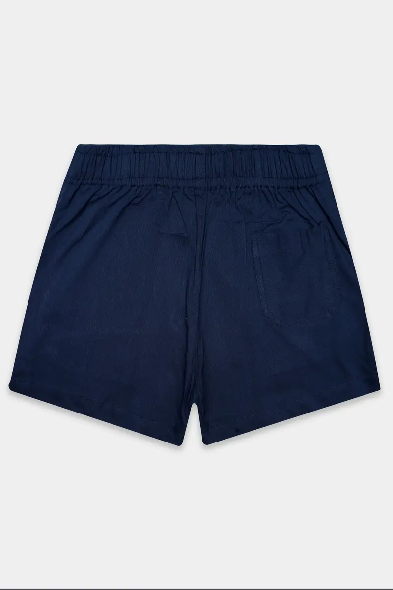 Twilight-Tangaroa Blue Solid Dobby Textured Premium Giza Cotton Boxer 6