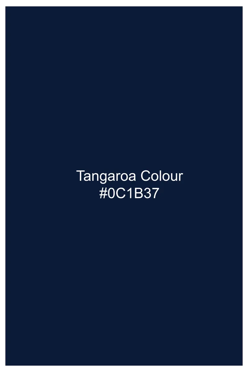 Twilight-Tangaroa Blue Solid Dobby Textured Premium Giza Cotton Boxer 7