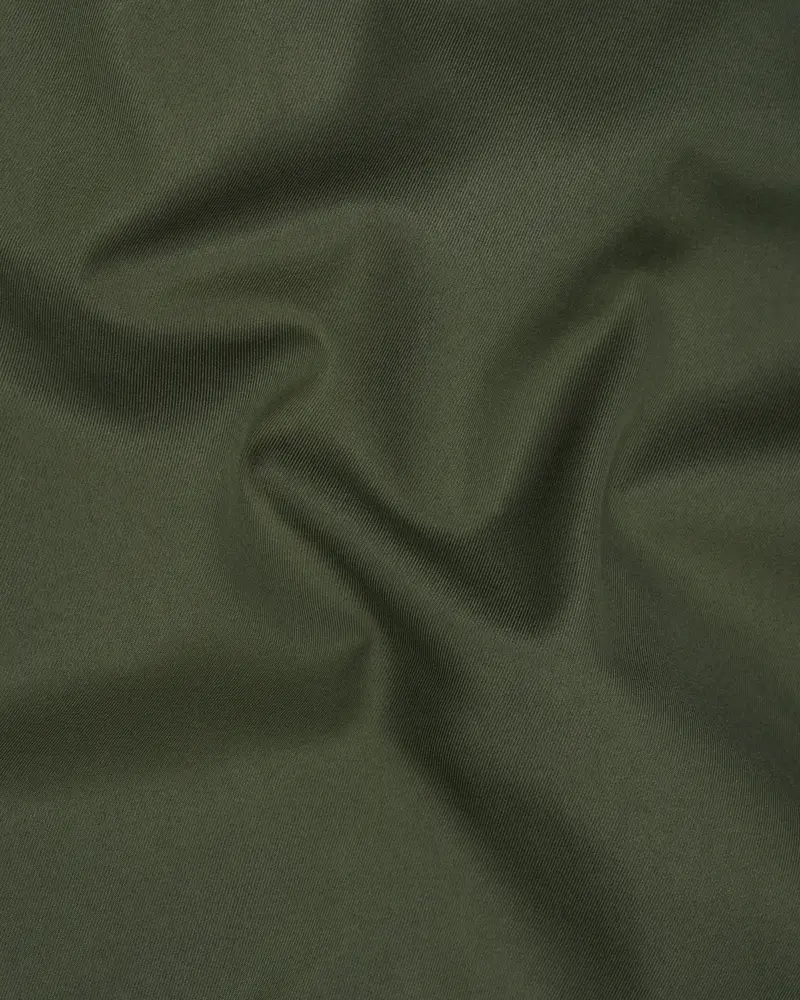 Twill Green Textured Waistcoat 3