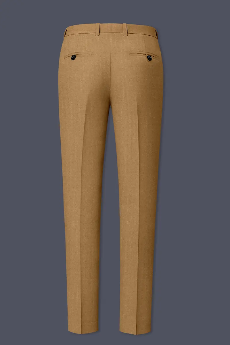 Twine Beige Wool Rich Double Breasted Suit 14