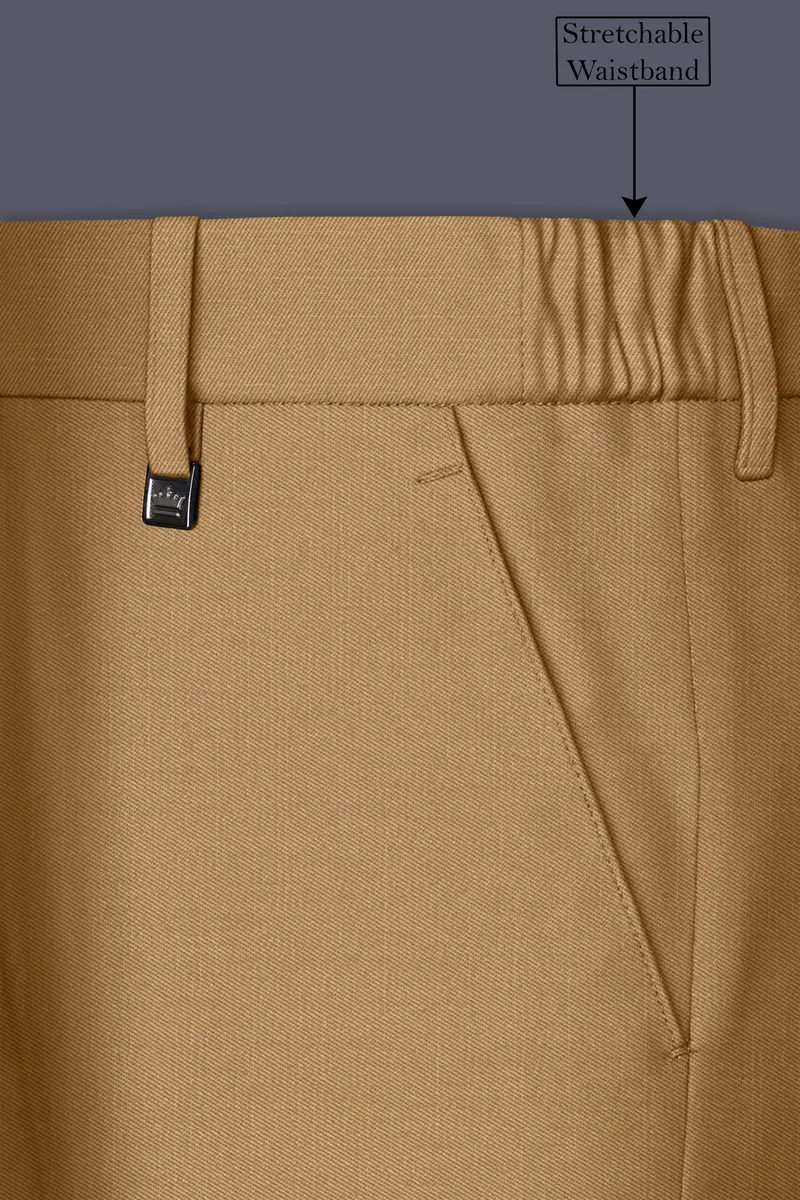 Twine Beige Wool Rich Double Breasted Suit 15