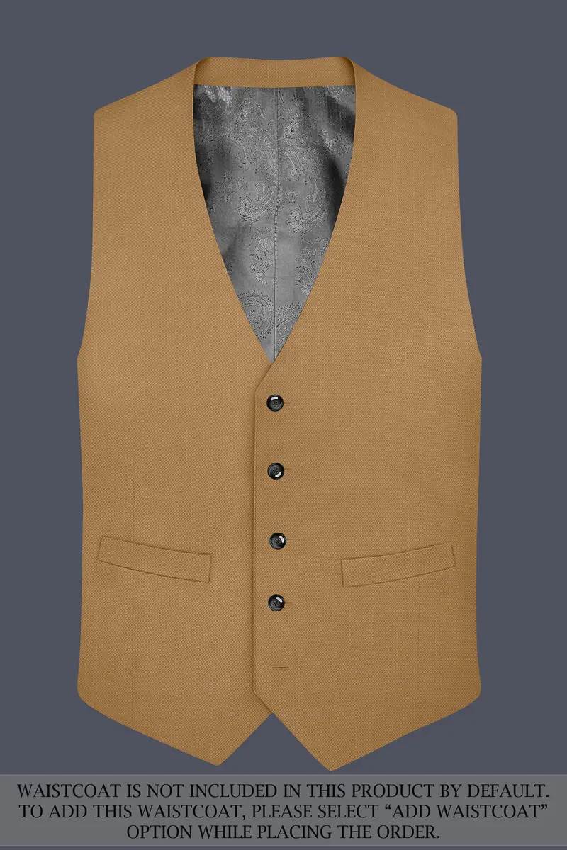 Twine Beige Wool Rich Double Breasted Suit 16