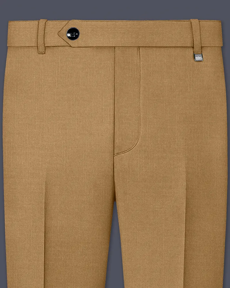 Twine Beige Wool Rich Pant 1