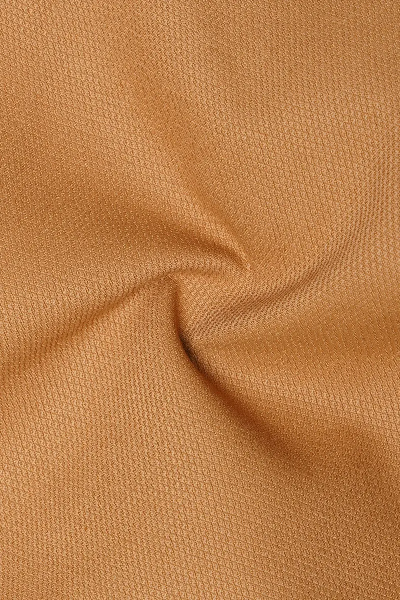 Twine Brown Dobby Textured Premium Giza Cotton Pant 3