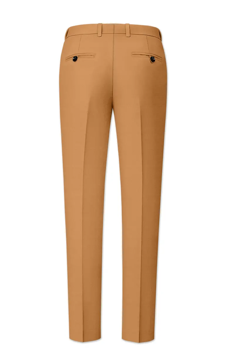 Twine Brown Dobby Textured Single Breasted Suit 14