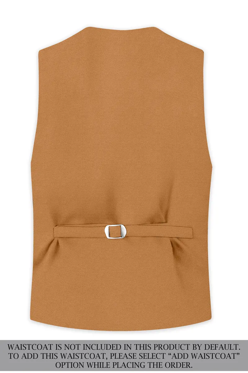 Twine Brown Dobby Textured Single Breasted Suit 17