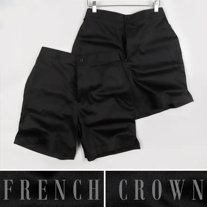 Two Jade Black Super Soft Premium Cotton Shorts 1