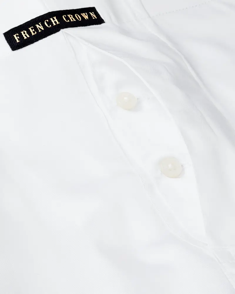Two White Giza Cotton Boxers 4