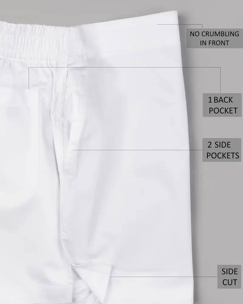 Two White Giza Cotton Boxers 6