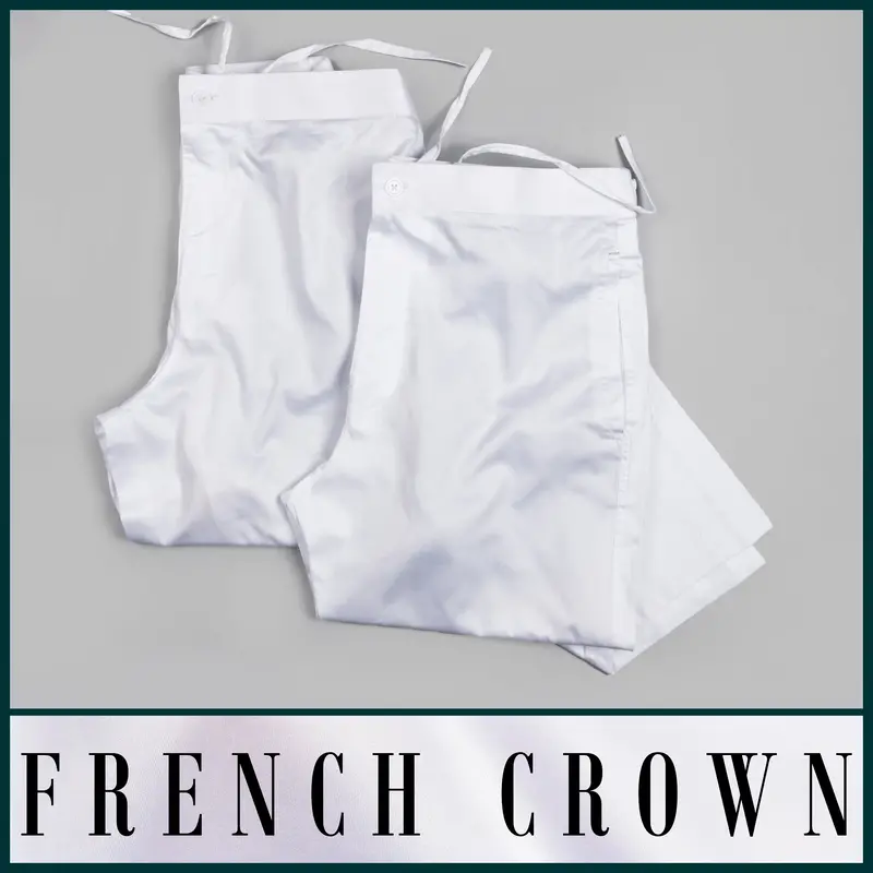 Two White Premium Cotton Lounge Pants 1