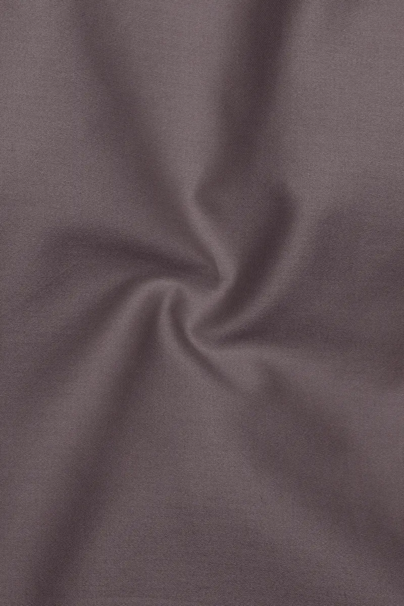Umbero-Wenge Brown Subtle Sheen Super Soft Premium Cotton Tuxedo Dress Shirt 3
