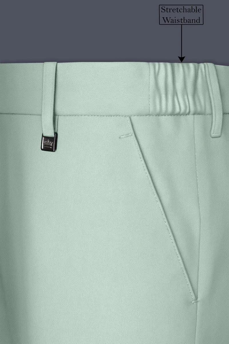 Umbra-Shadow Green Slight Stretch Subtle Sheen Poly-Viscose Double Breasted Suit 15