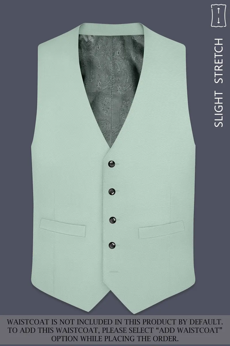 Umbra-Shadow Green Slight Stretch Subtle Sheen Poly-Viscose Double Breasted Suit 16