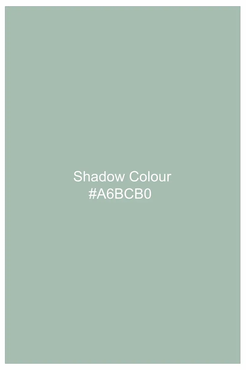 Umbra-Shadow Green Slight Stretch Subtle Sheen Poly-Viscose Single Breasted Suit 18