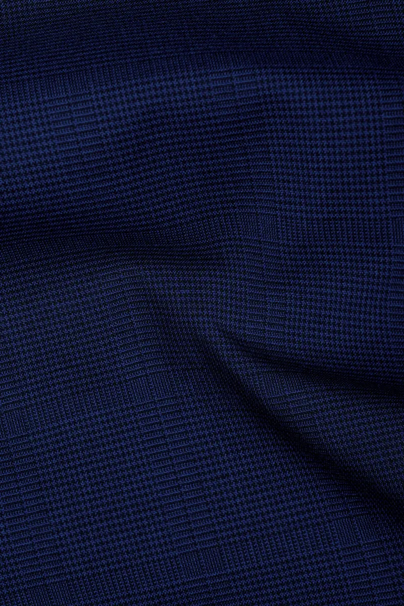 Valhalla Blue Subtle Plaid Wool Rich Pant 3