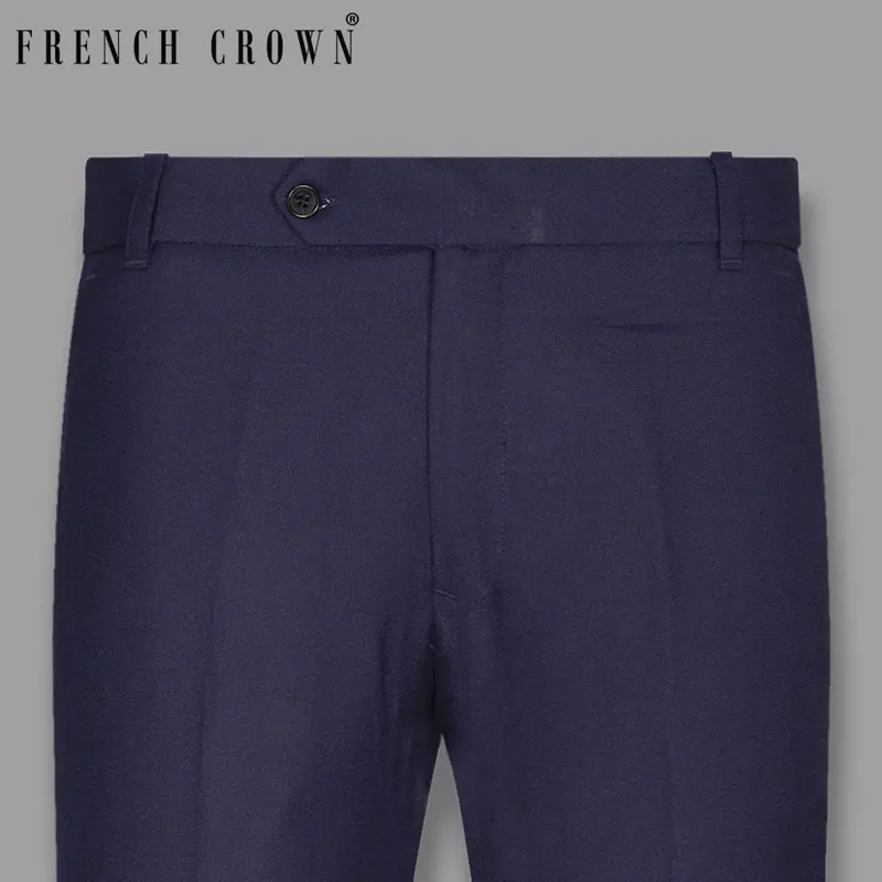 Valhalla Blue Wool Rich Pant 1