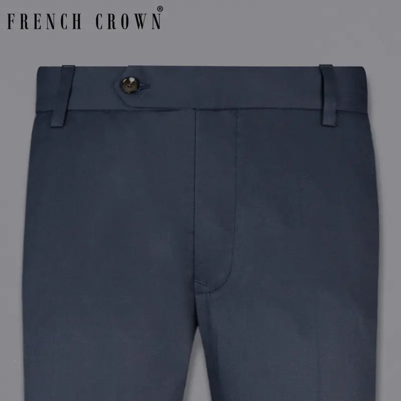 Valhalla Blue Wool Rich Pant 7