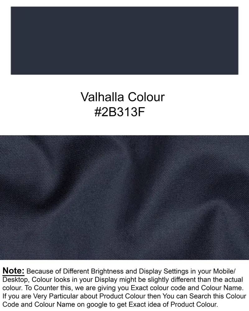 Valhalla Blue Wool Rich Pant 8