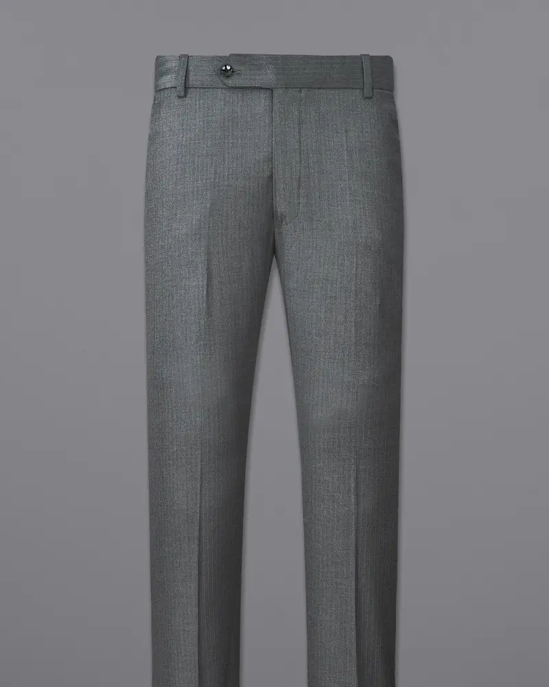 Vampire Gray Double Breasted Designer Suit 13