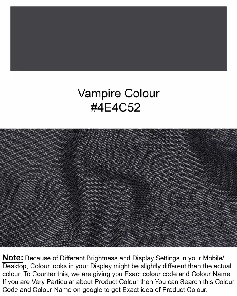 Vampire Gray Single Breasted Blazer 11
