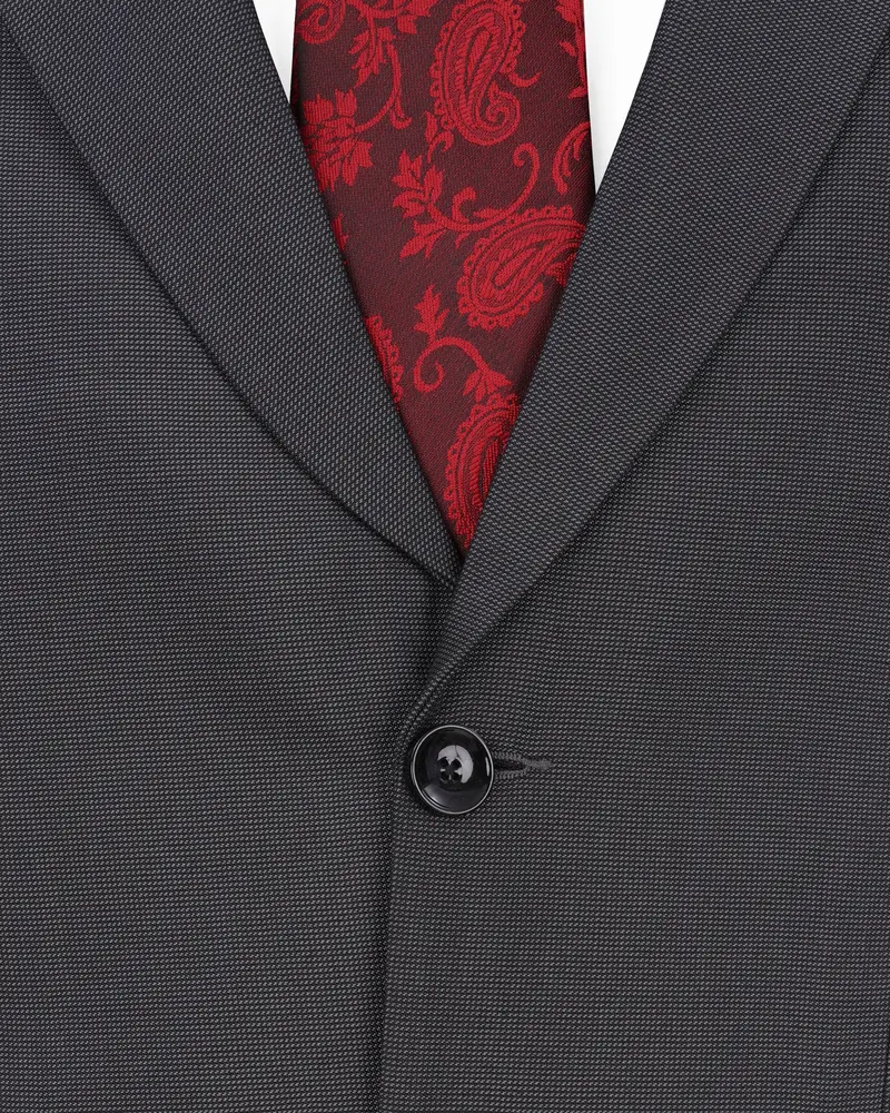 Vampire Gray Single Breasted Blazer 4