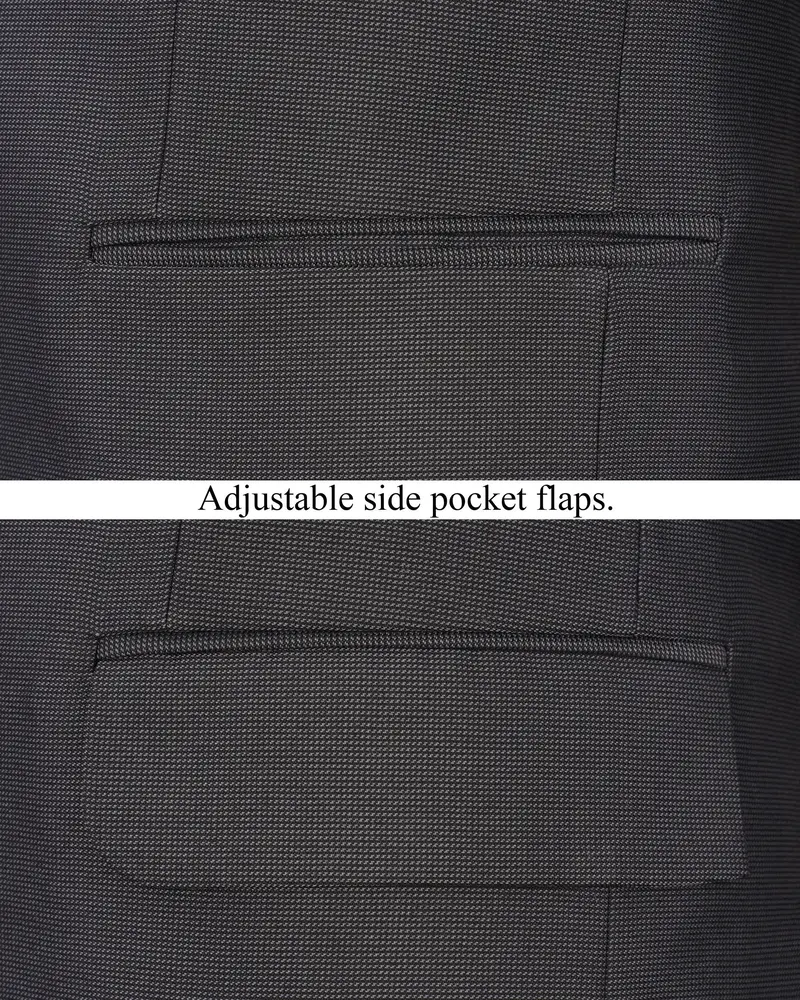 Vampire Gray Single Breasted Blazer 5