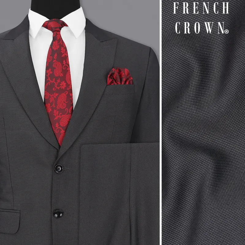 Vampire Gray Single Breasted Suit 1
