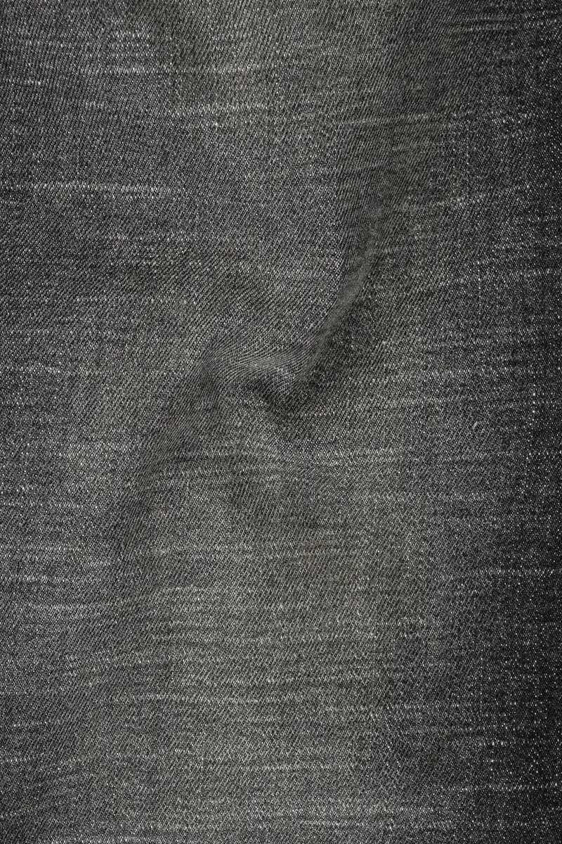 Vampire Gray Whiskering Wash Stretchable Denim 3