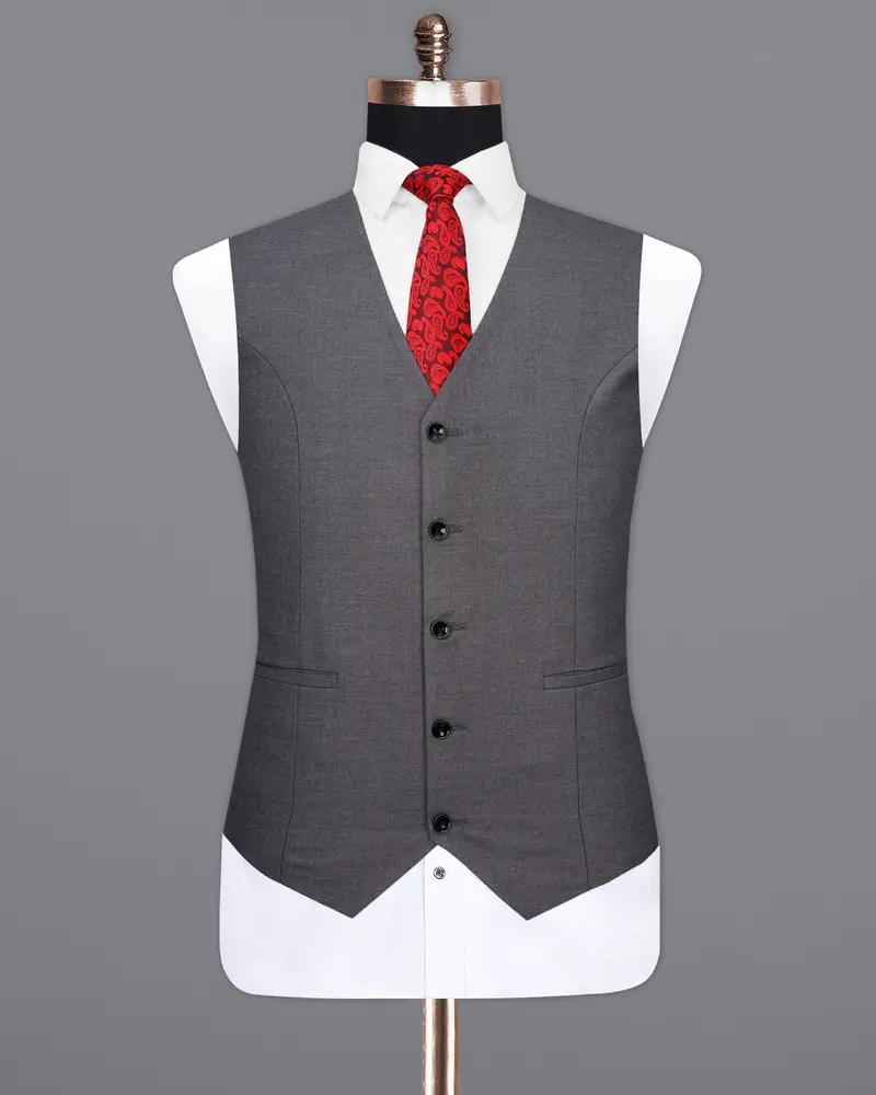 Vampire Light Gray Waistcoat 2