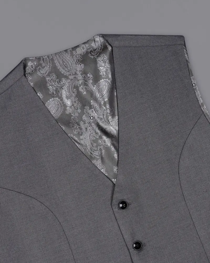 Vampire Light Gray Waistcoat 4