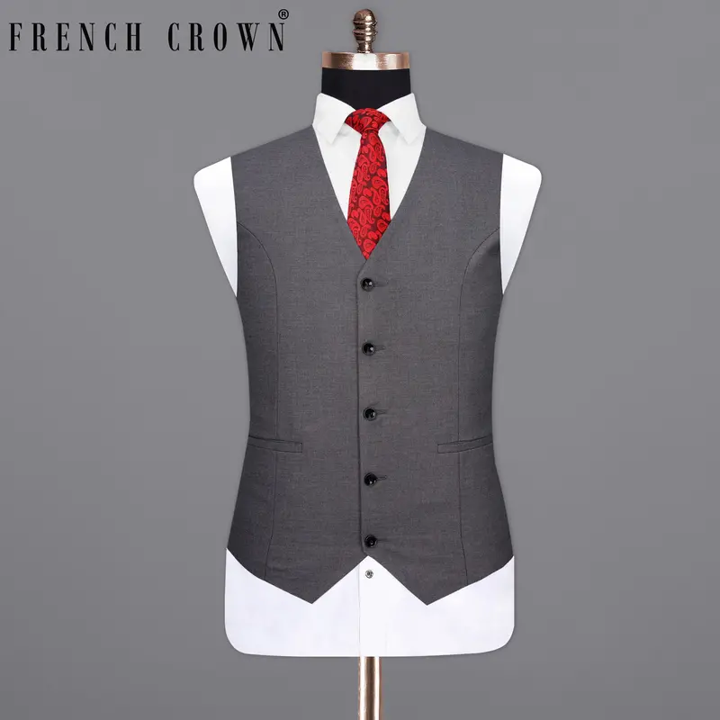 Vampire Light Gray Waistcoat 7