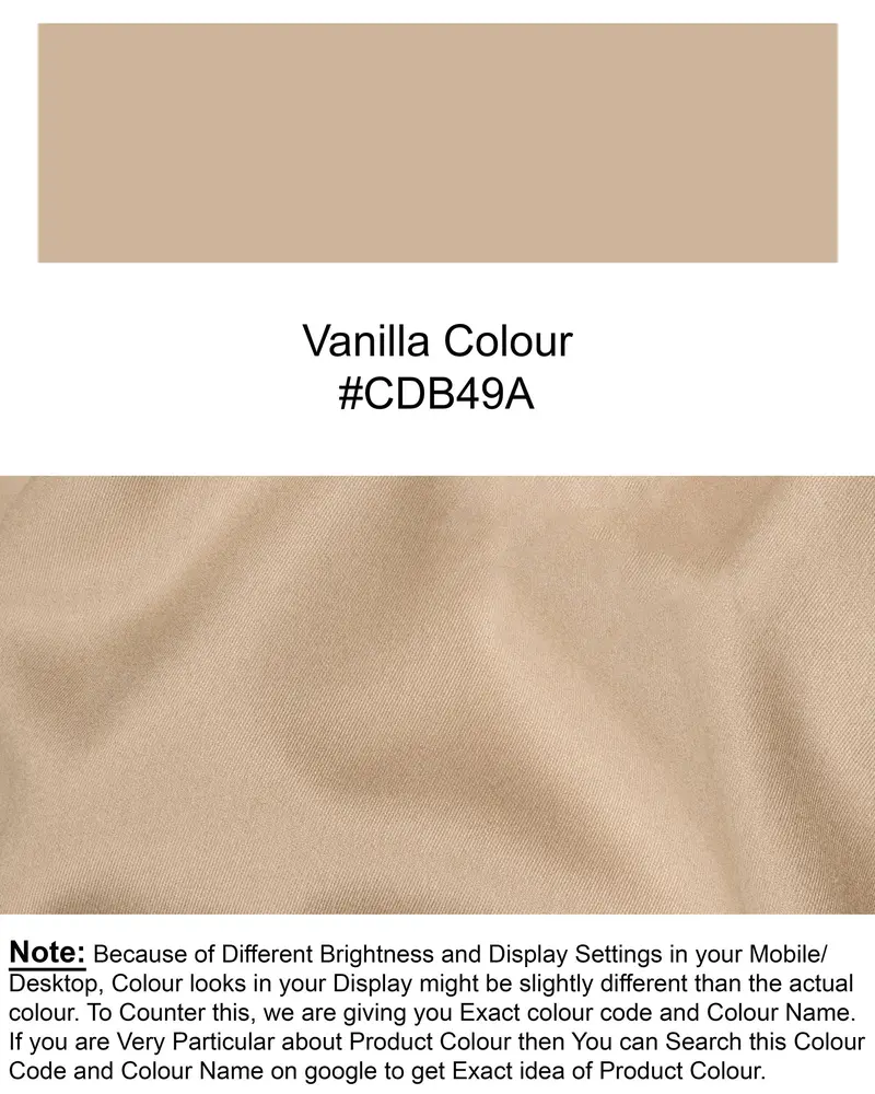 Vanilla Brown Wool Rich Pant 8