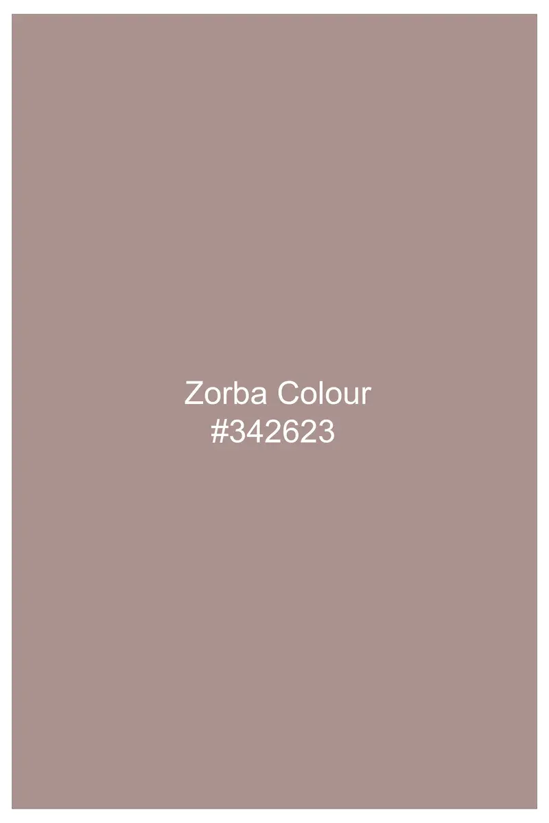 Velbrun-Zorba Brown Textured Wool Rich Single Breasted Blazer 10