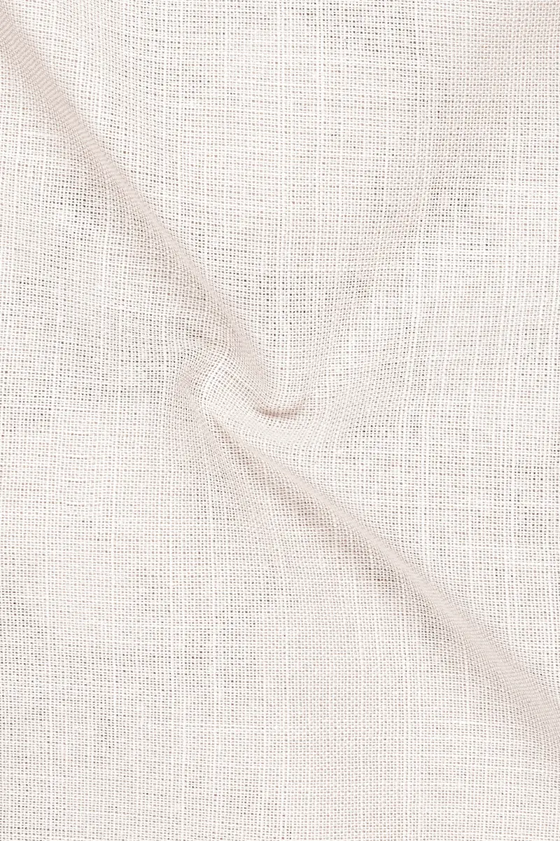 Velcrea-Vista Cream Luxurious Linen Single Breasted Sports Blazer 3