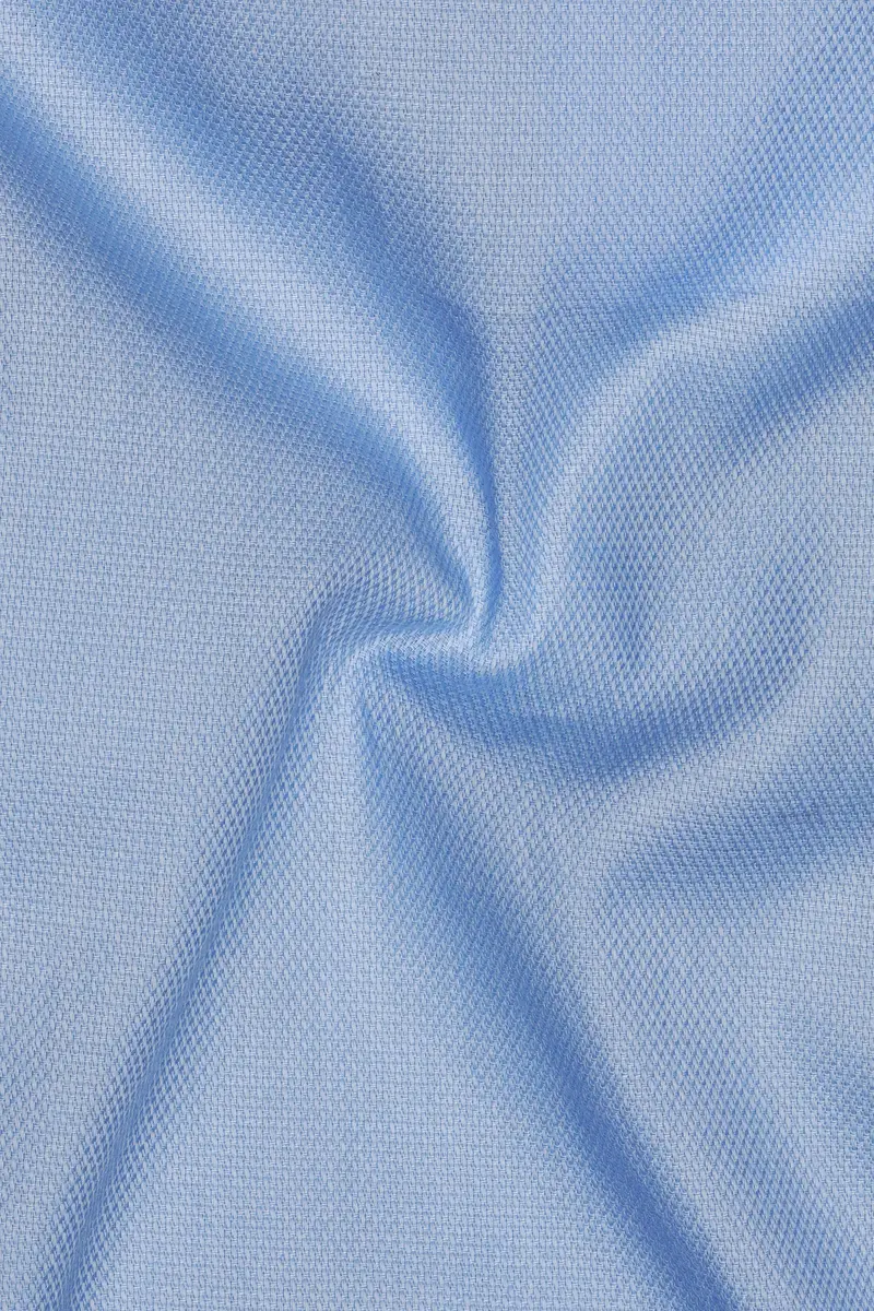 Velistra-Tealish Blue Textured Oxford Super Soft Premium Cotton Lounge Pant 3