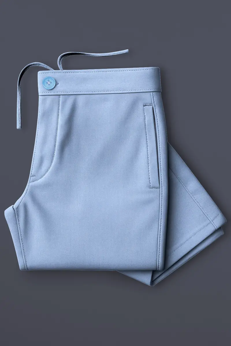 Velistra-Tealish Blue Textured Oxford Super Soft Premium Cotton Lounge Pant 4