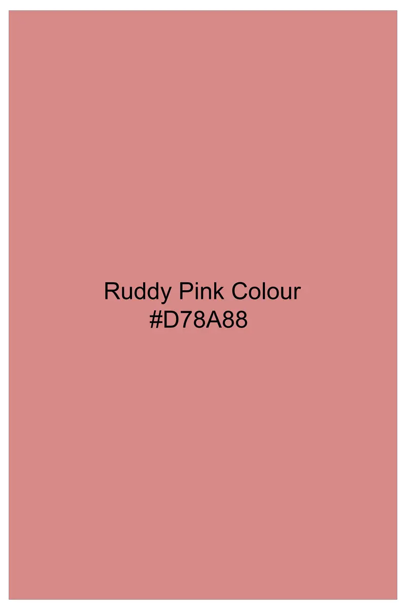 Veloura-Ruddy Pink Textured Super Soft Oxford Premium Cotton Lounge Pant 8
