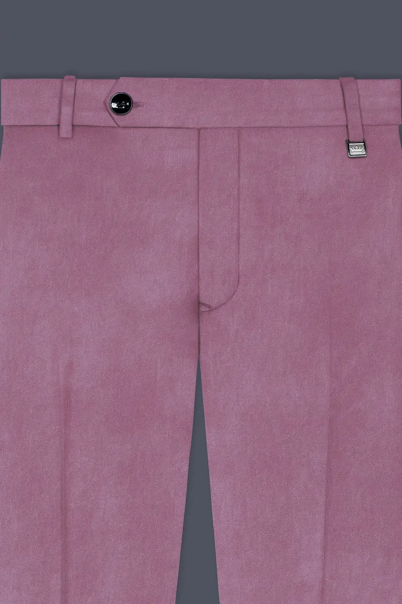 Velrosa-Turkish Rose Velvet Peak Lapel Tuxedo Suit 12